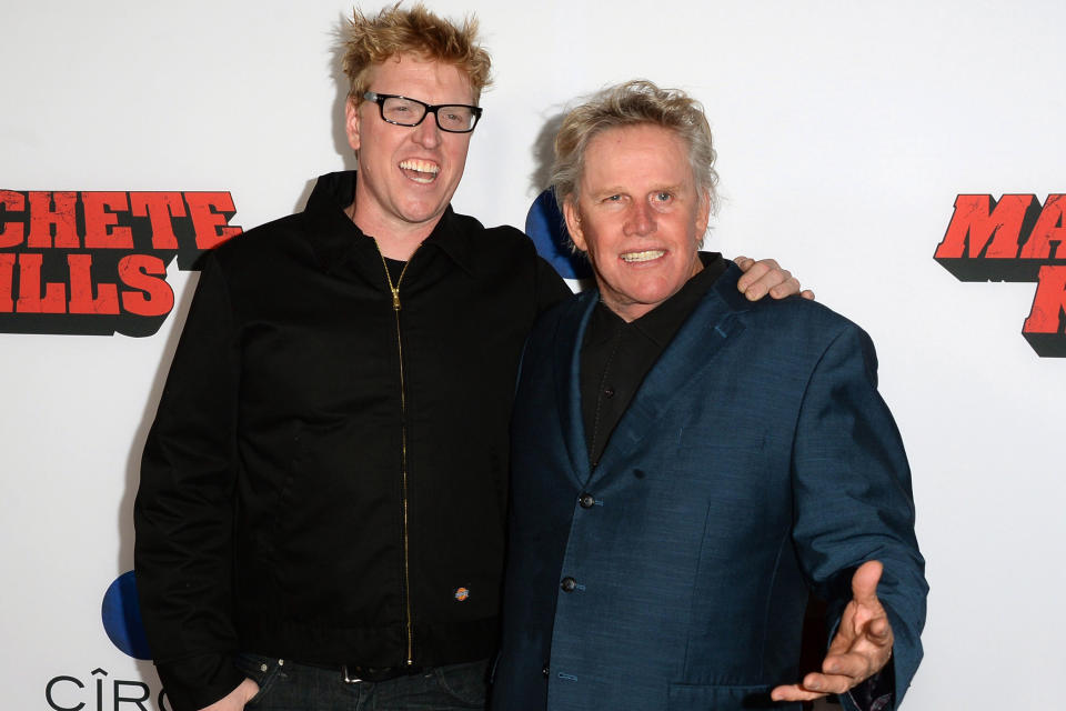 Jake and Gary Busey