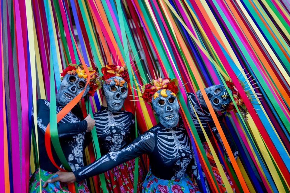 October 28, 2023 : Guests attend the Hollywood Forever 2023 Dia De Los Muertos Celebration at Hollywood Forever in Hollywood, California.