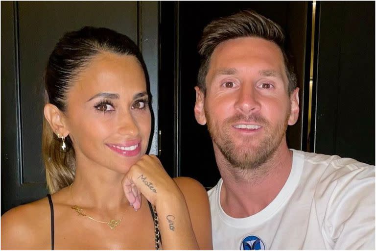 Lionel Messi y Antonela Roccuzzo