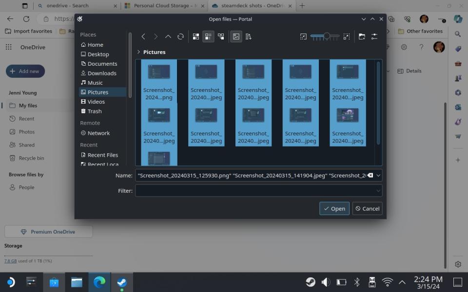 How to take a screenshot on Steam Deck in Desktop mode