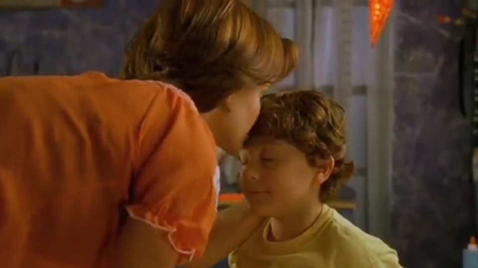 Ingrid with Juni in Spy Kids.