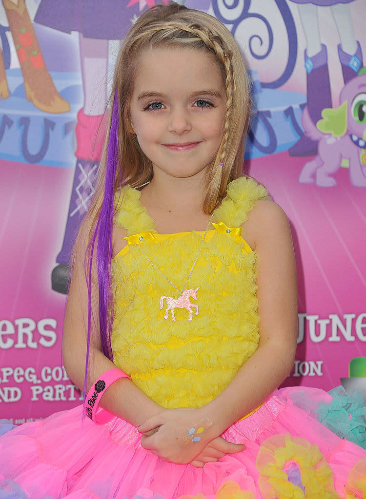 Closeup of Mckenna Grace