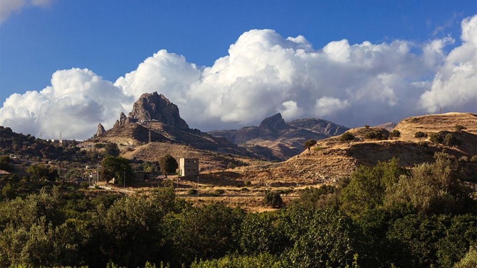 Las montañas de Calabria.