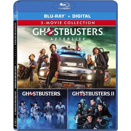 dvd cover with all three ghostbusters 
