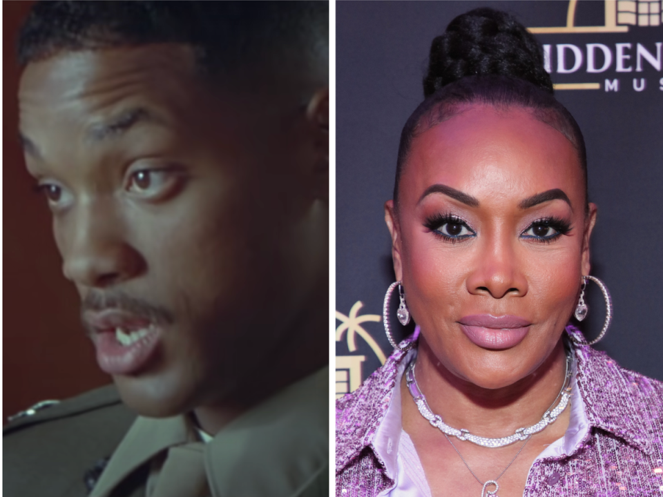 Will Smith in ‘Independence Day’ and Vivica A Fox (Getty Images and 20th Century Studios)