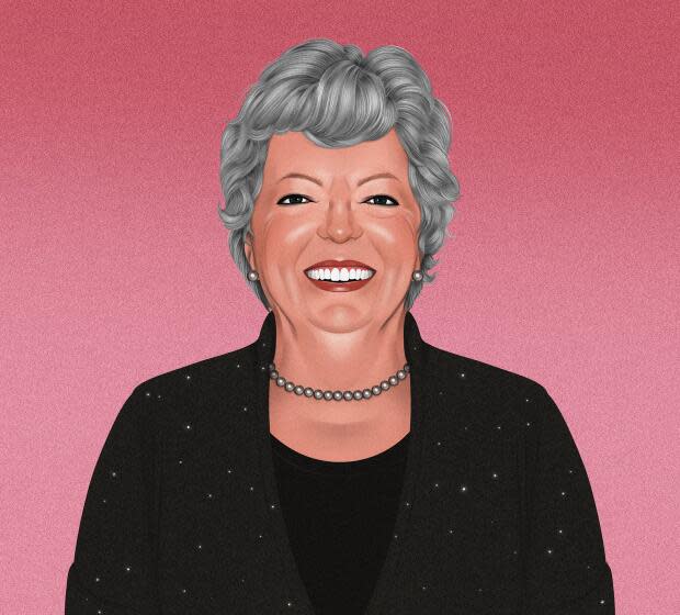 Portrait illustration of film editor and longtime Martin Scorsese collaborator Thelma Schoonmaker.