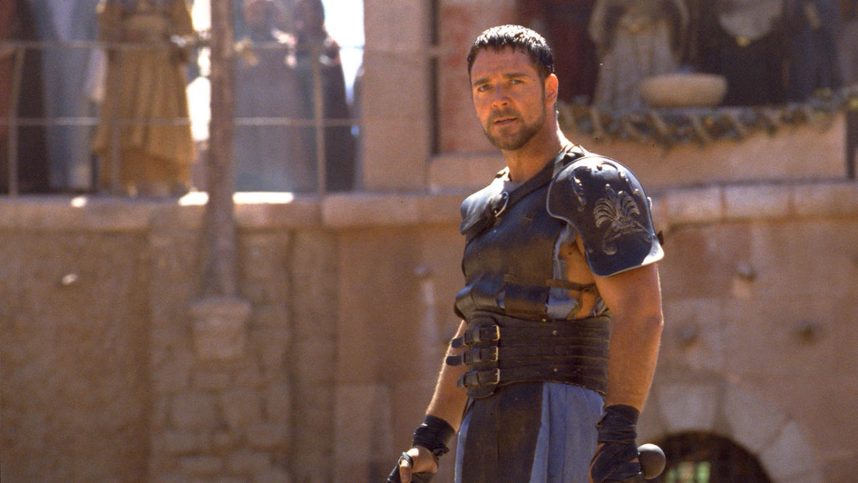 Russell Crowe in 2000's 'Gladiator' (credit: Universal)