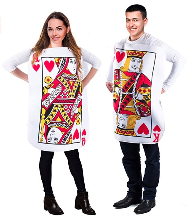 King and Queen Playing Card Costume- couples costumes