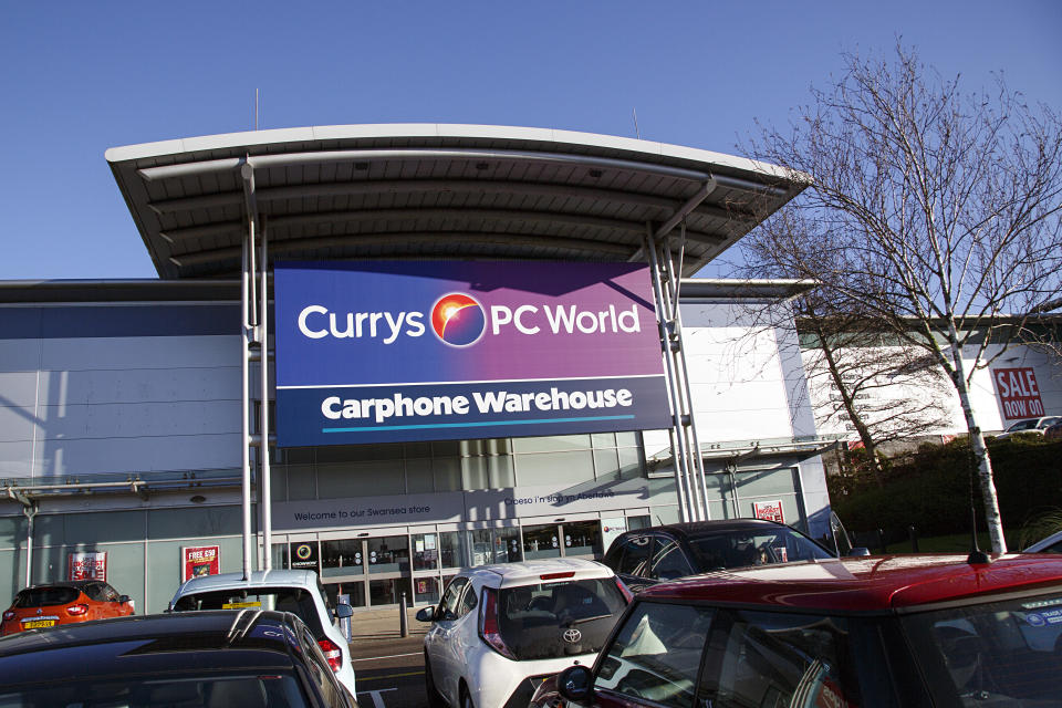 Currys are closing stores and pausing deliveries on the day of the Queen's funeral. (Getty)