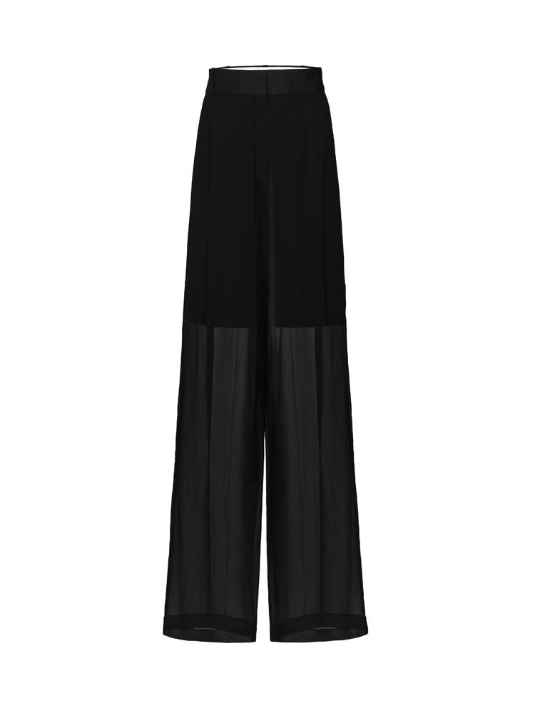 Victoria Beckham x Mango Semi-Transparent Straight Pants