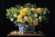 <p>Yellow roses give off a sunny and cheerful disposition, making them the ideal shade to represent friendships and platonic love. A perfect hue to gift to your friends, teachers, or anyone you want to offer a kernel of support to. </p>