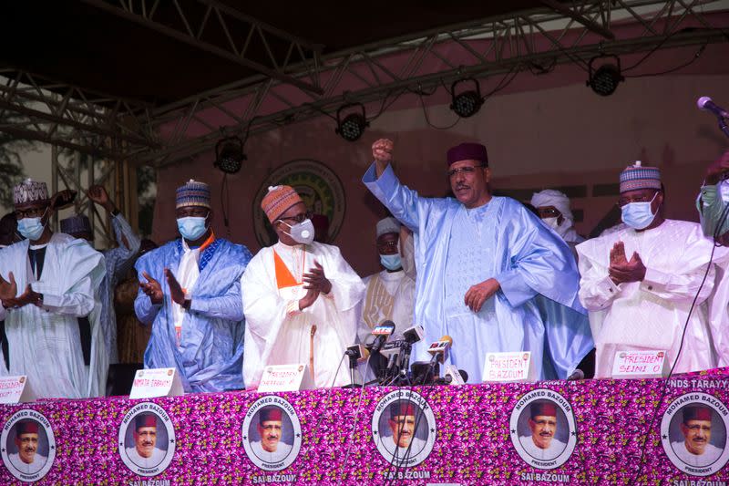 FILE PHOTO: Niger ruling party's Bazoum declared winner of presidential election