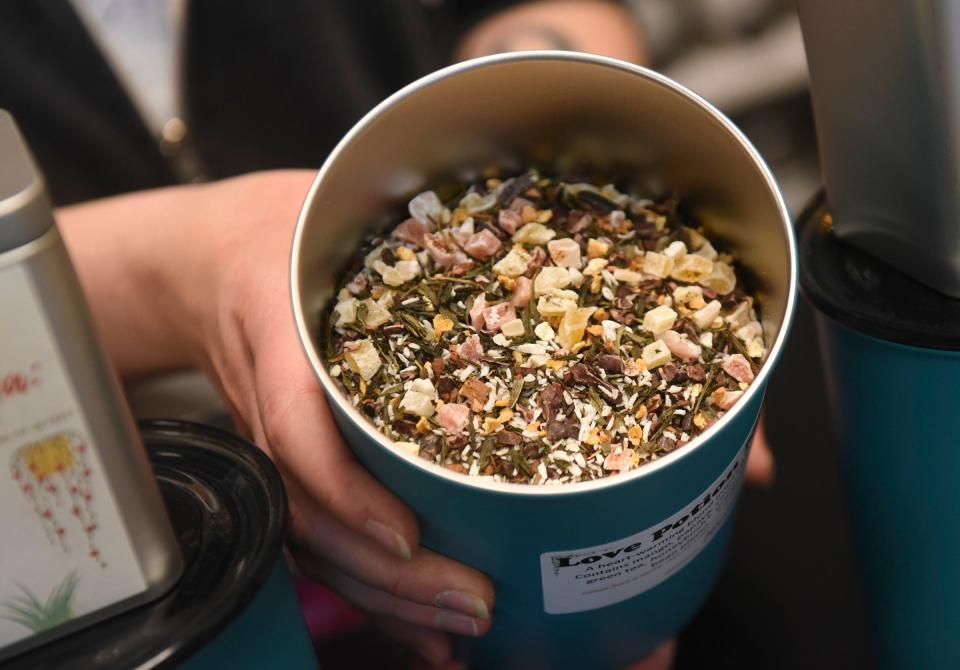 A loose leaf tea is pictured Wednesday, Nov. 10, 2021, at Spice of Life Tea Shop in St. Cloud. 