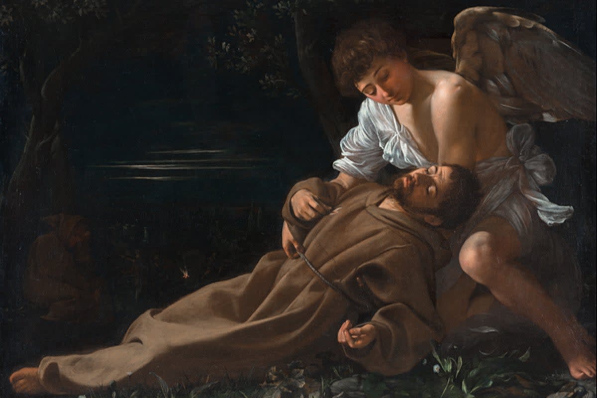 Caravaggio’s Saint Francis of Assisi in Ecstasy, c 1595-96 (Wadsworth Atheneum Museum of Art / photo: Allen Phillips)