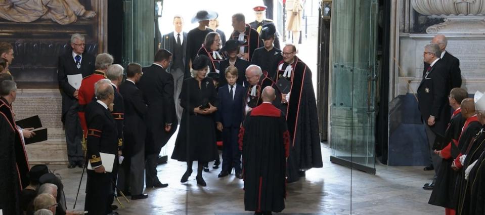 royal family queen's funeral