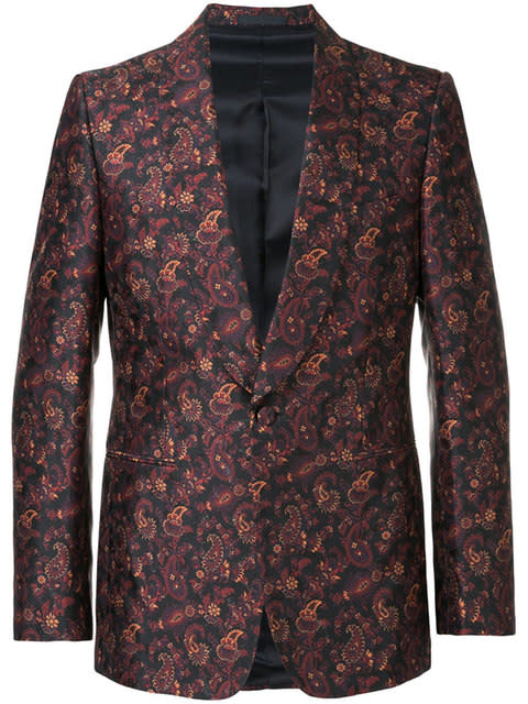Silk evening jacket, £2,195, Gieves & Hawkes