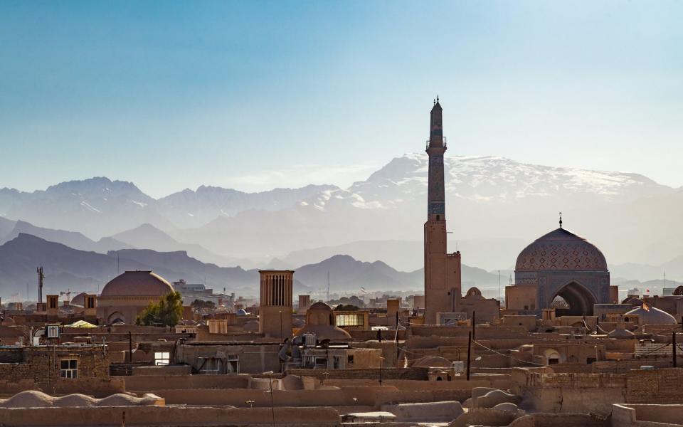 Rooftops of Yazd on a sunny winter day - Getty