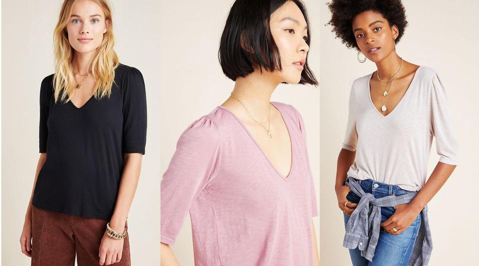 Every closet could use a few more v-necks.