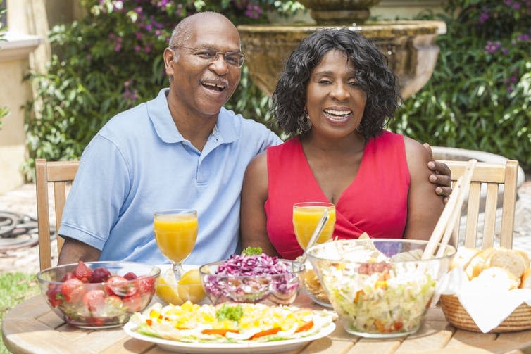 <span class="caption">A balanced diet will help regulate blood pressure and cholesterol levels.</span> <span class="attribution"><span class="source">Shutterstock</span></span>