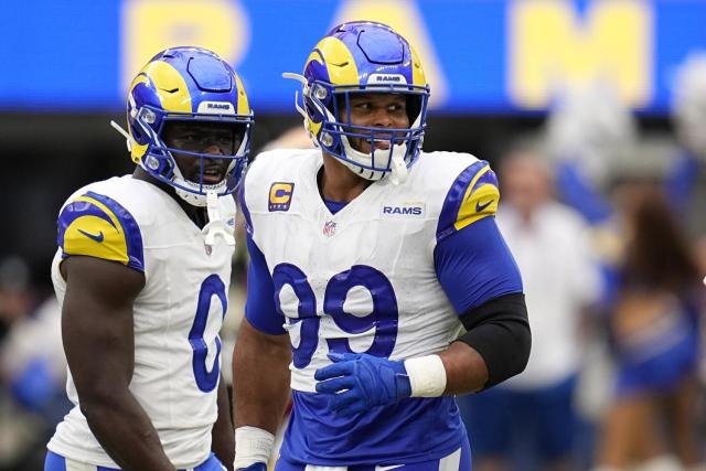 Rams sporting their best blue and yellow throwback uniforms for Week 17 -  Niners Nation