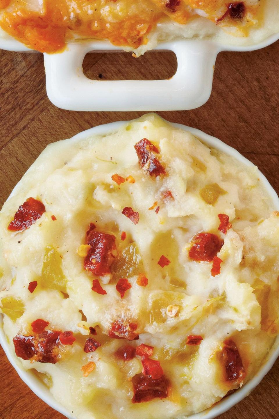 Tasty Tex-Mex Mashed Potato Bake