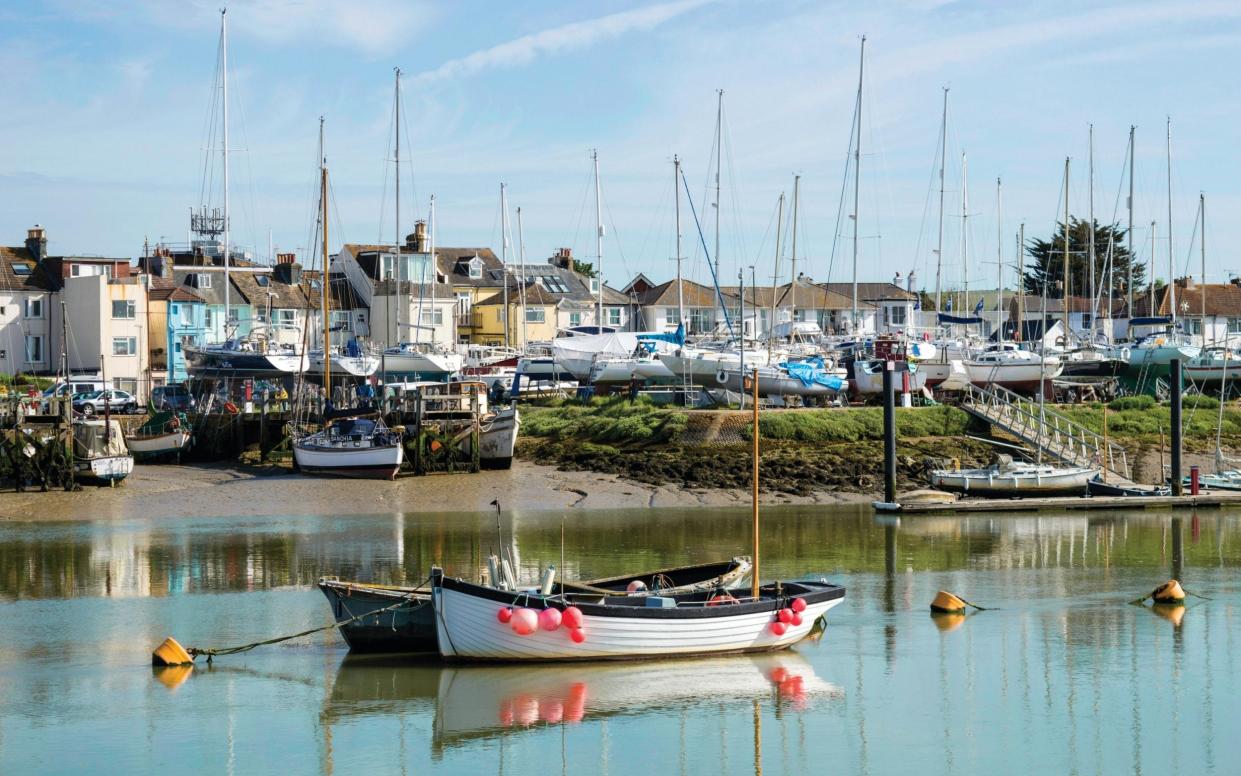 Shoreham-by-Sea has a working port and pretty fishing harbour