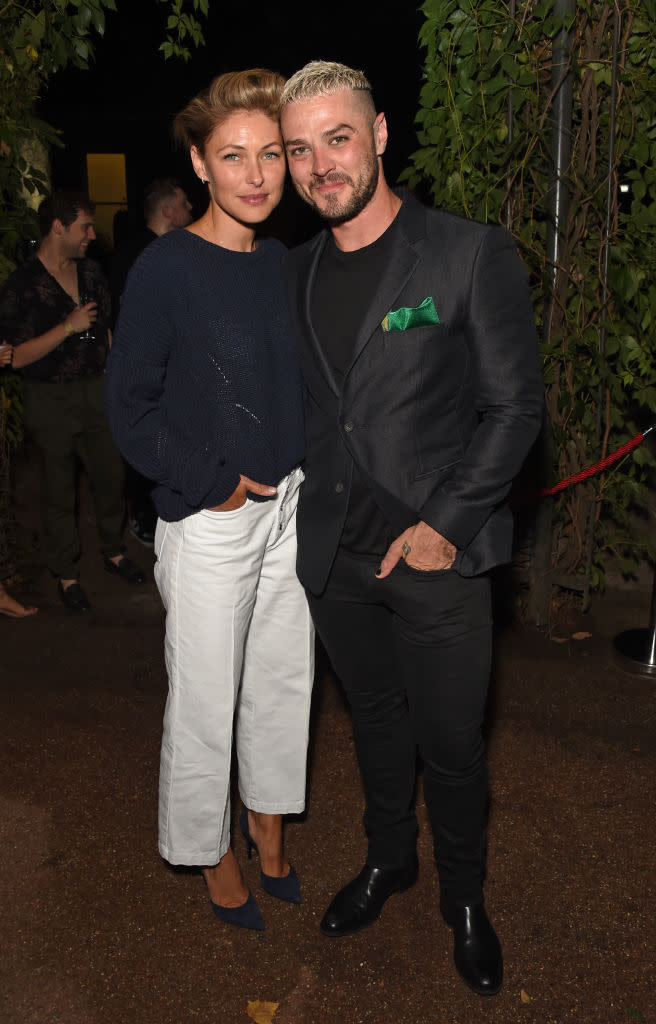 Emma Willis and her husband Matt Willis, pictured in August 2018. (Getty Images)