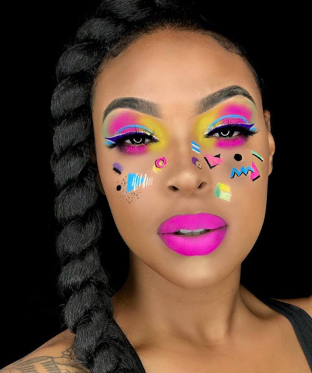 neon makeup looks