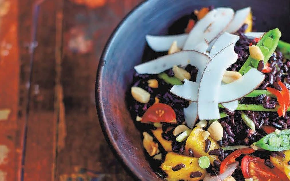 Black rice, mango and tomato  - Laura Edwards