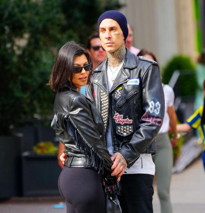 Kourtney Kardashian and Travis Scott spotted in New York City