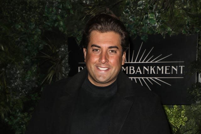 James Argent seen arriving at Proud Embankment to watch...