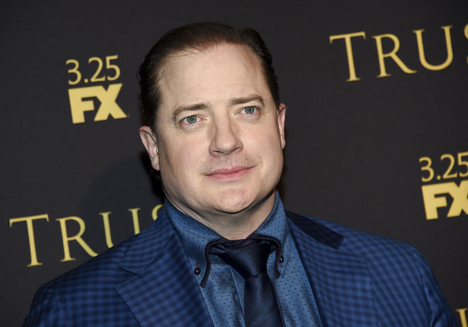 FILE - Actor Brendan Fraser attends a special screening of FX Networks' "Trust" at Florence Gould Hall on Wednesday, March 14, 2018, in New York. Fraser stars in the film "The Whale." (Photo by Evan Agostini/Invision/AP, File)
