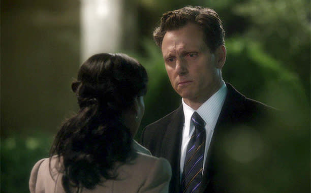 Olivia and Fitz in "Happy Birthday, Mr. President" on Scandal