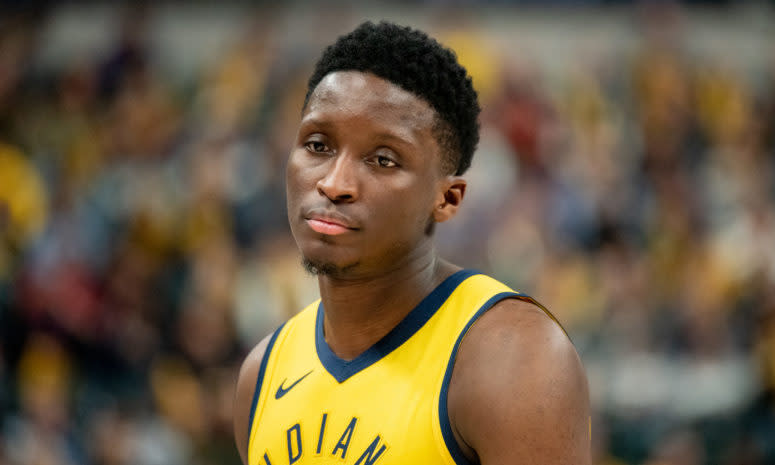 indiana pacers guard victor oladipo during a game