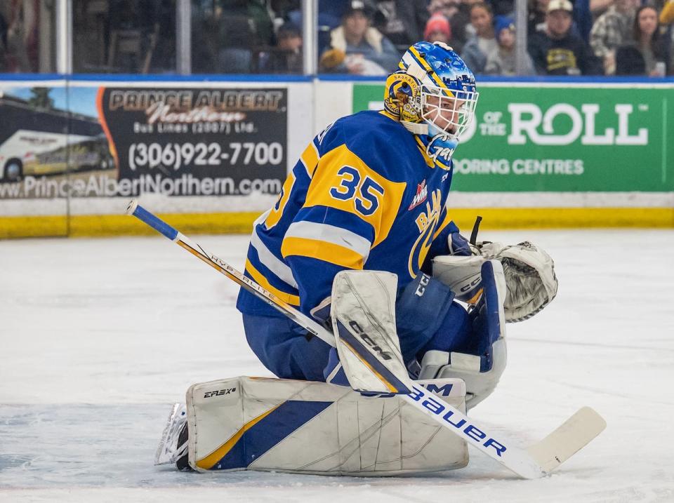 Rookie Blades goalie Evan Gardner has been rock solid for Saskatoon.