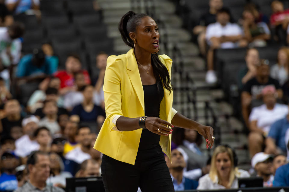 Lisa Leslie  (Photo by John Jones/Icon Sportswire via Getty Images)