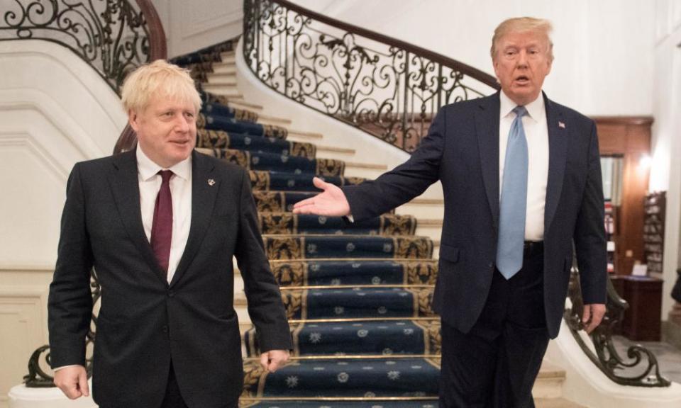 Donald Trump and Boris Johnson