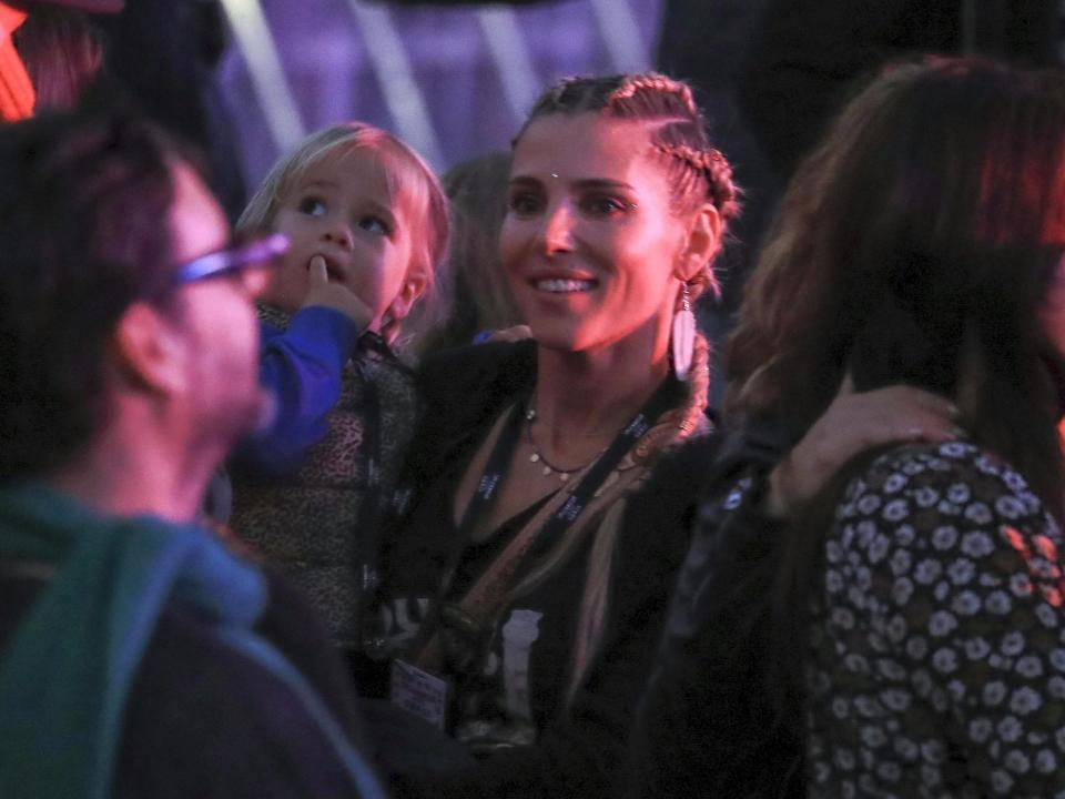 Elsa Pataky attends Splendour in the Grass with the twins