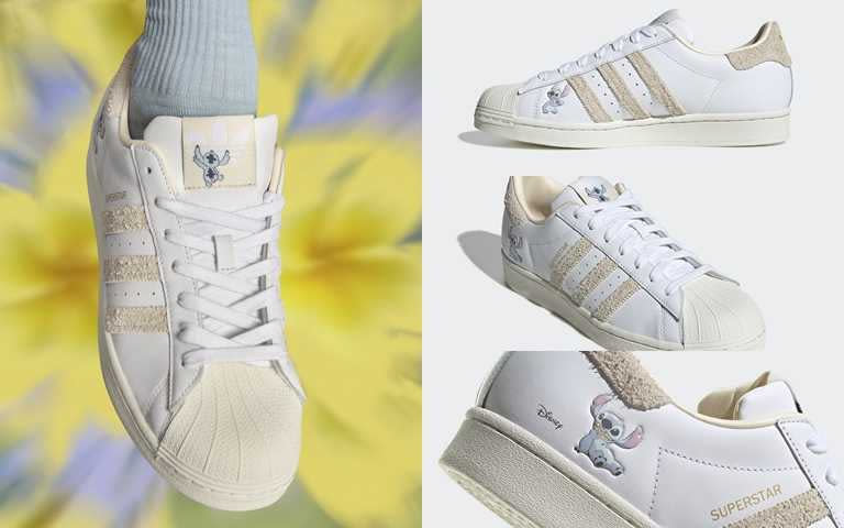 小編推薦款1>adidas Originals x Stich合作系列SUPERSTAR／3,690元  可愛又頑皮的史迪奇以不同動作與搞怪本色出現在鞋身與鞋舌等細節，可愛吸睛又適合日常穿搭。（圖／品牌提供）