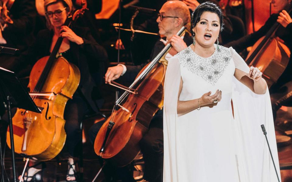 Russian opera soprano singer Anna Netrebko - CHRISTOPH DE BARRY/AFP via Getty Images