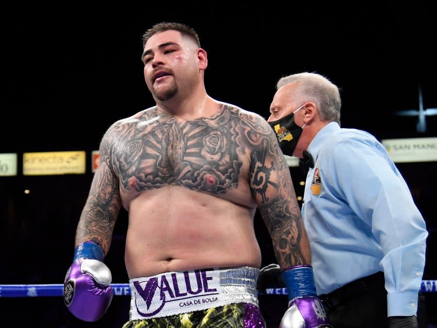 Andy Ruiz returned to the ring against Chris Arreola (Getty Images)