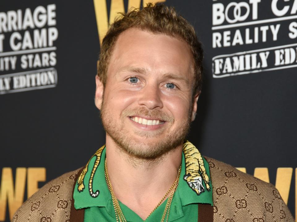 October 2019 Spencer Pratt celebrates the 100th episode of "Marriage Boot Camp"