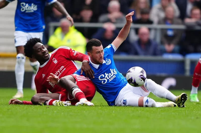 Everton’s Jack Harrison in action against Nottingham Forest's Ola Aina earlier this week -Credit:PA