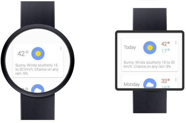 網路流傳的Google概念智慧手表