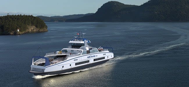 The new island class vessels will be powered by a diesel-electric hybrid system. (BC Ferries - image credit)