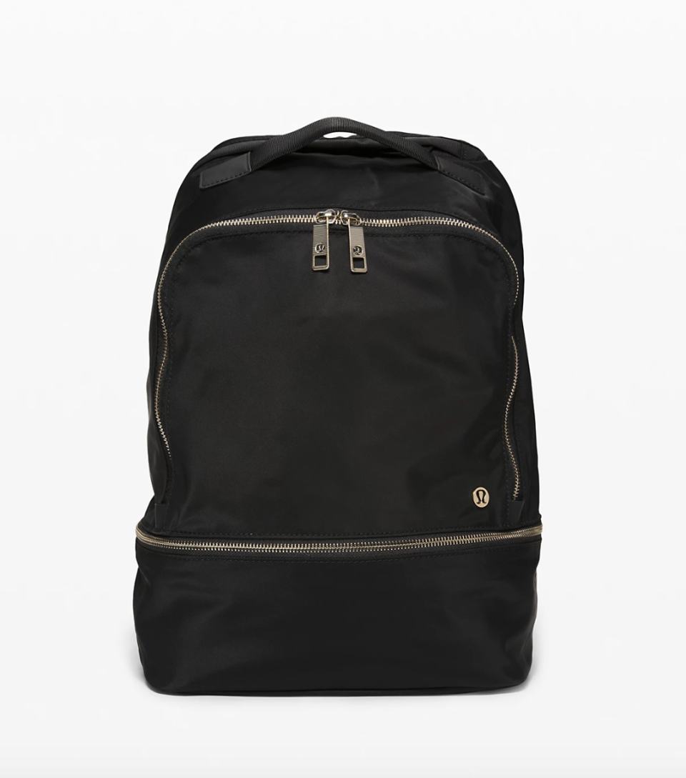 City Adventurer Backpack in black gold