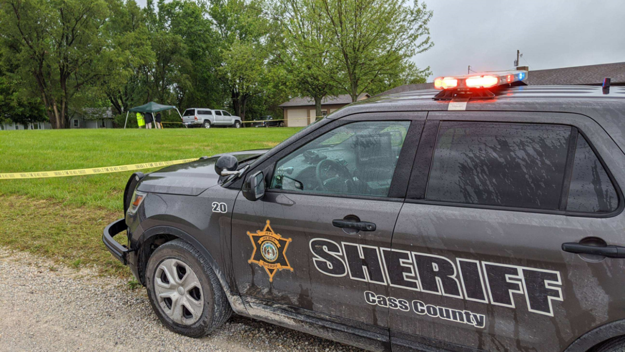 A Cass County sheriff's vehicle