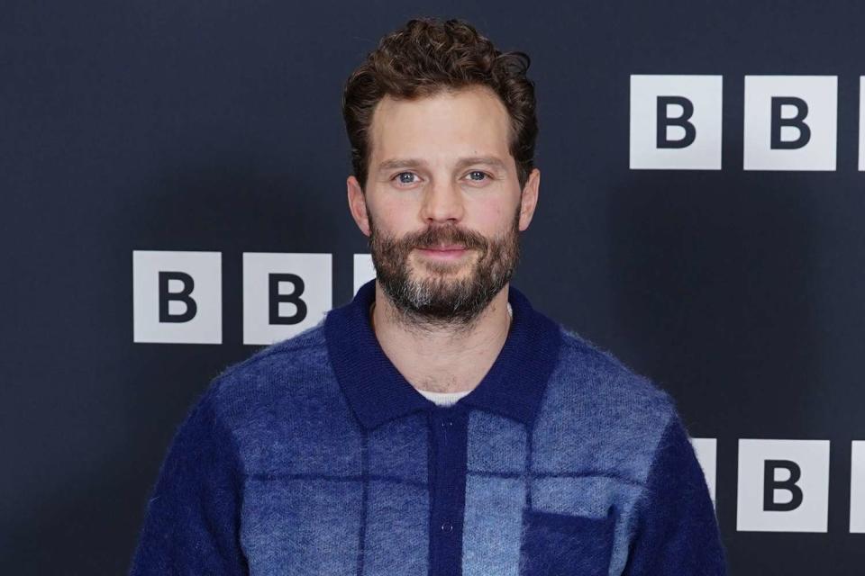 <p>an West/PA Images via Getty</p> Jamie Dornan attends launch event for 