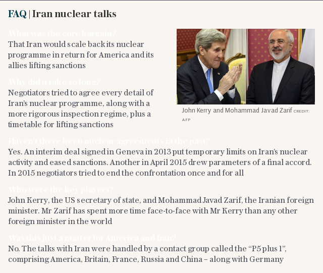 FAQ | Iran nuclear talks