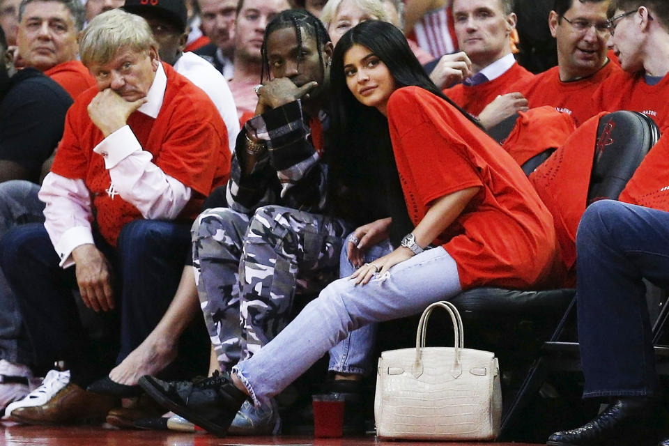 Are Kylie Jenner and Travis Scott expecting a baby? (Photo: Bob Levey/Getty Images)